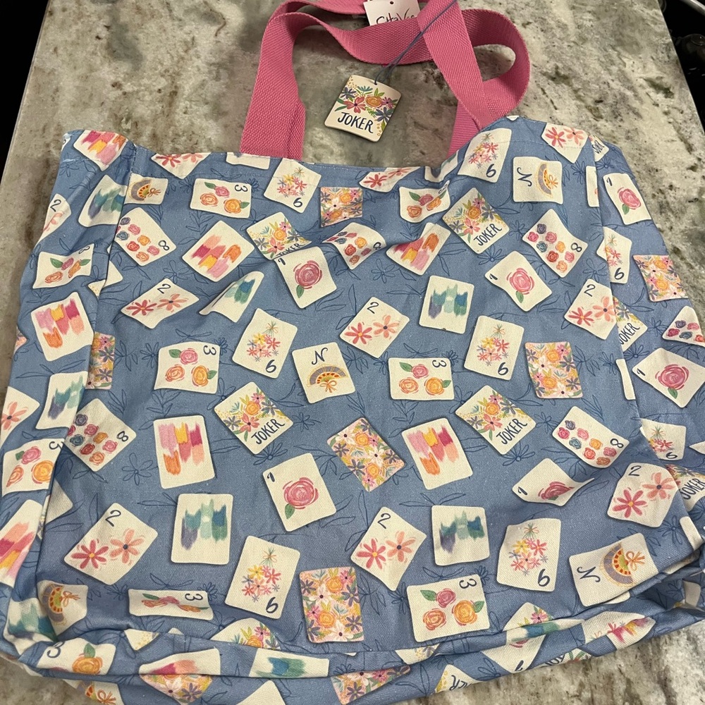 Brand New with tags Mahjong Tote Bag